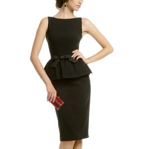 Moschino Vintage Michelle Peplum Dress Size 6 $2800 retail